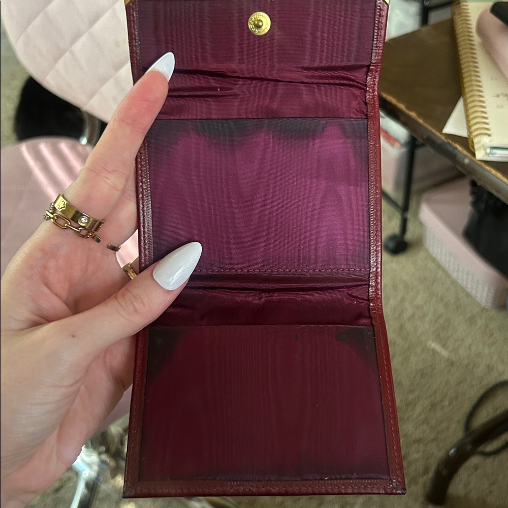 Givenchy Red Leather Wallet - Picture 5 of 5